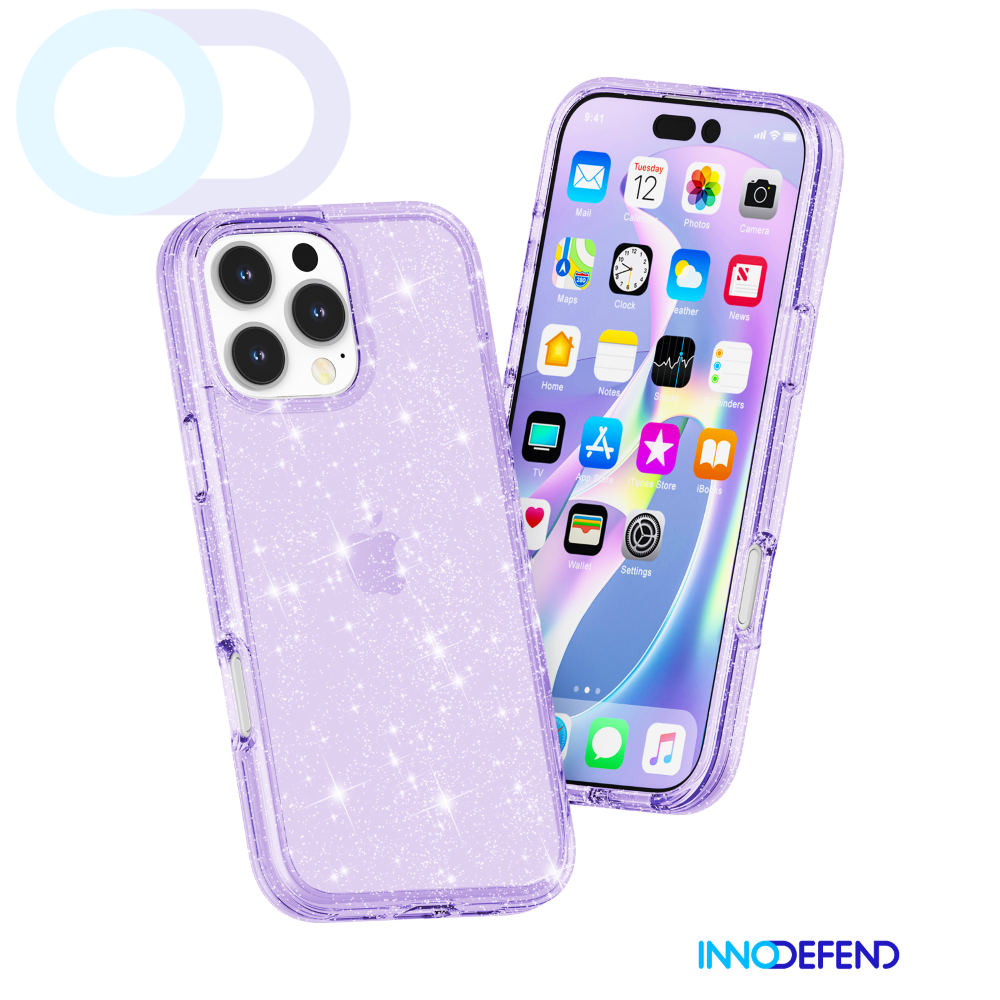INNODEFEND Case Clarity Shine (Purple)